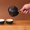 Zao Yi Tang Black Ceramic Tea Set