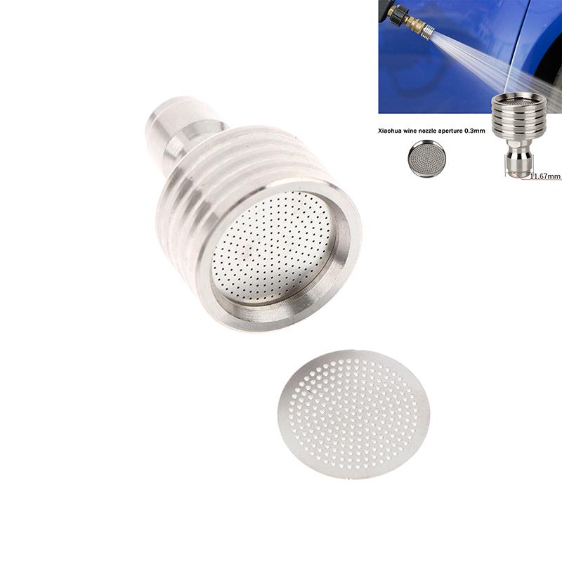 Stainless Steel Shower Blades High Pressure Water Gun Interface Washing Nozzle 1/4 Quick Connect Wash Cars Garden Urban Tool