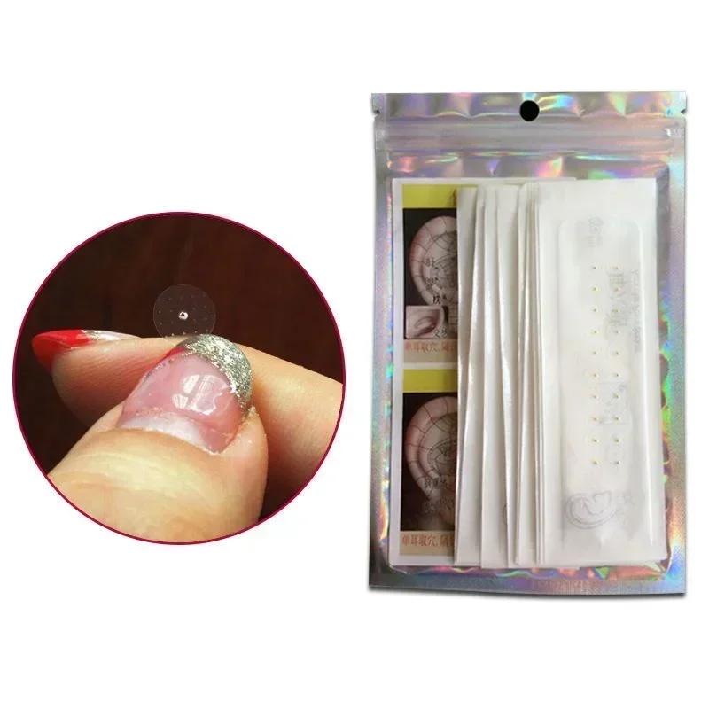 100PCS Transparent Ear Point Stickers Ear Pressure Stick Acupuncture Auricular Ear Stickers Massage