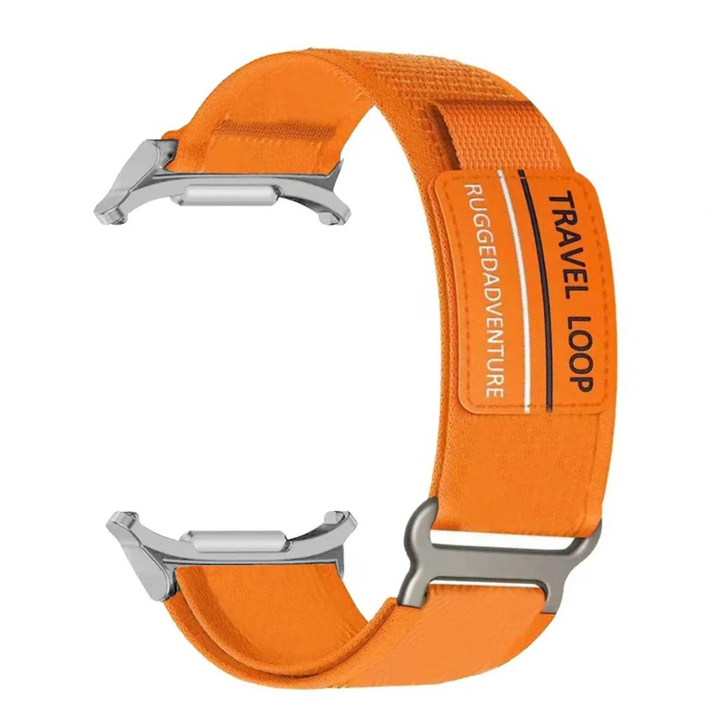 Nylon Travel Loop Strap for Samsung Galaxy Watch 7 Ultra 47mm Men Sport Band for Galaxy 7 47mm ultra NO Gaps Curved End Bracelet