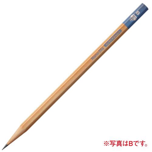 Mitsubishi Pencil Drawing Pencil Nano Diamond Wooden Shaft 2B Elementary School Students Blue 1 Dozen K69062B