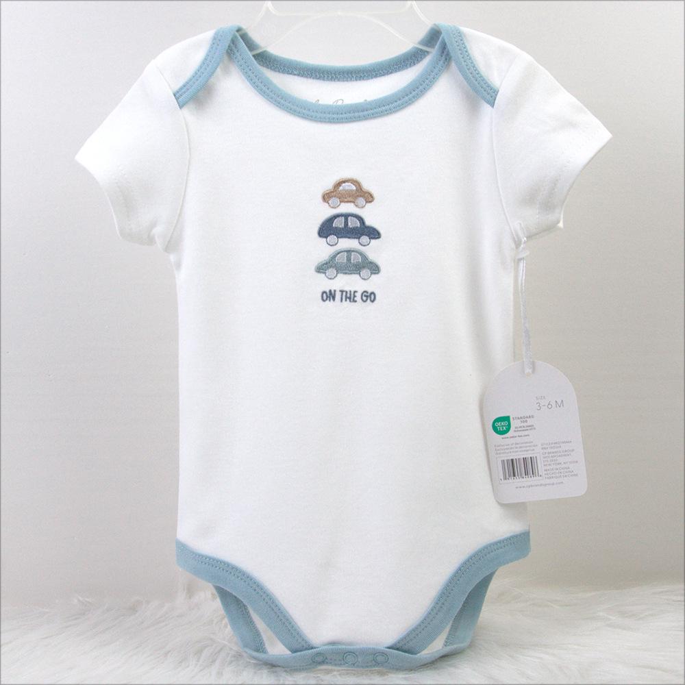 Nieuwgeboren Katoenen Driehoek Baby Bodysuits om te Kruipen