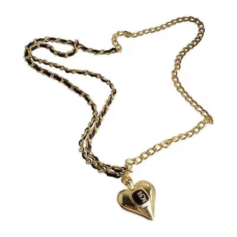 Small Fragrance Chain Love Waist Chain Women's Decoration Fashion Temperament Waist Rope Retro Peach Heart Belly Navel Belt Accessories