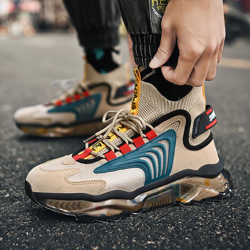 Scarpe da basket da uomo alte Scarpe da basket primavera Scarpe da uomo  stile coreano Sneakers da studente alla moda acquista in modo economico —  spedizione gratuita, recensioni reali con foto — Joom
