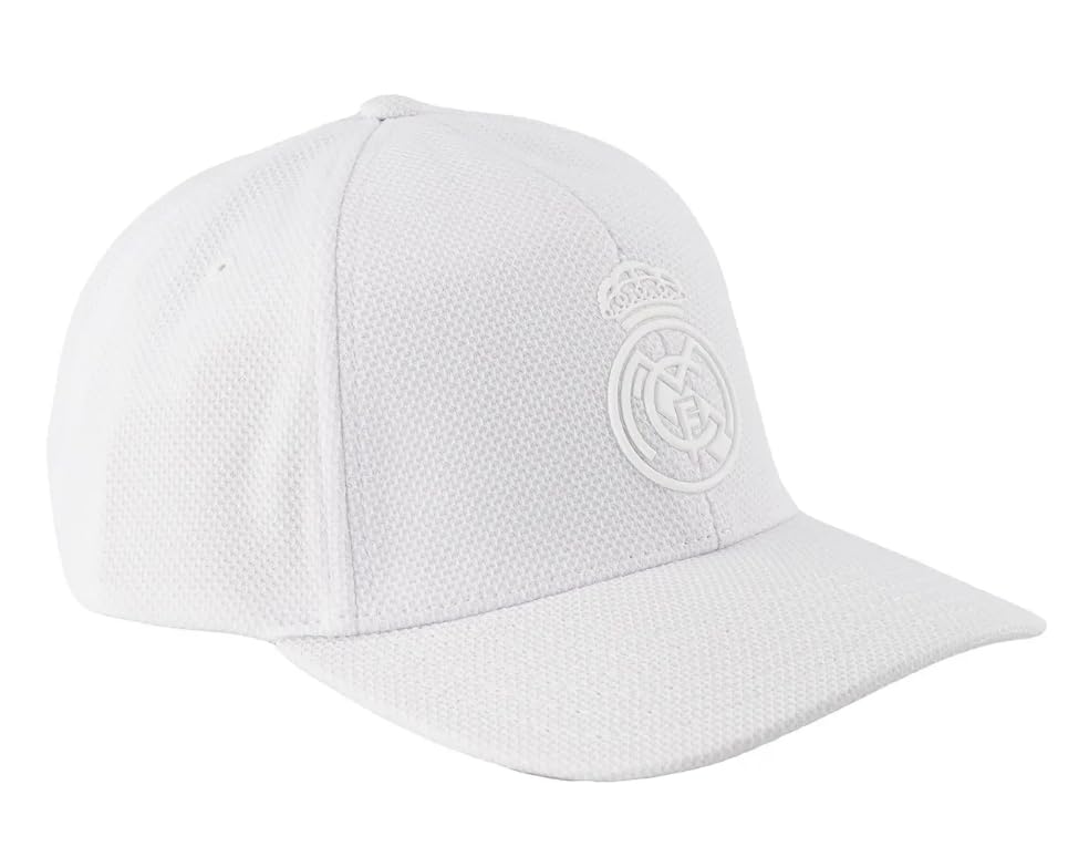 

Real Madrid Official Hat Cap White White Adult Free Size Adult Cap Crest Piqué White Real Madrid [Item]