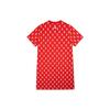 New MLB Base Logo Short Sleeved Dress Women's Red 3FOPM0123-43RDL