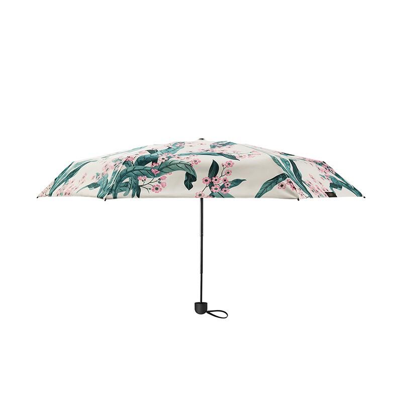 beneunder BM663 Five-Fold Black Glue Sun Umbrella