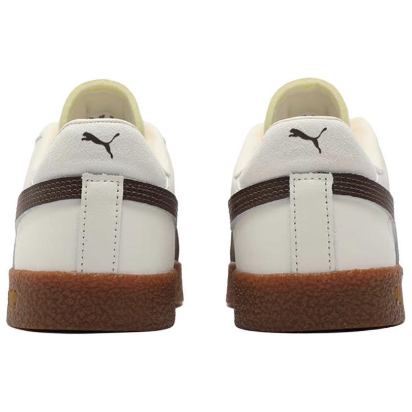 New PUMA Club Wear resistant And Lightweight Low Top Skateboard Shoes Unisex Brown 401515-07