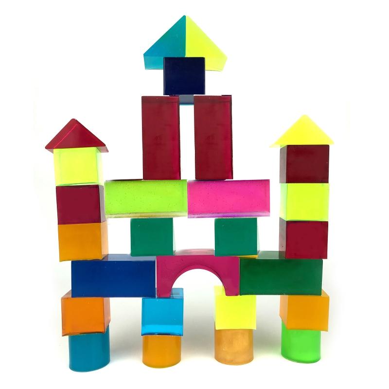 3D Geometrische Form Mousse Kuchen Silikonform Backen Baustein Handgemachte Seife Lebensmittelqualität für Kuchen Dekoration
