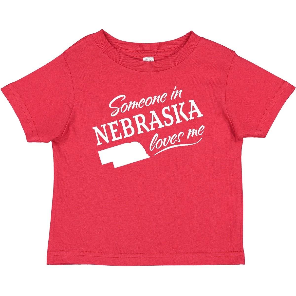 Inktastic Someone In Nebraska Loves Me Baby T-Shirt State Home Family Kids Love 150
