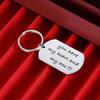 You Have My Heart Stainless Steel Dog Tag Keychain Romantic Couple Design Fashion Keyring Practical Lover Gift