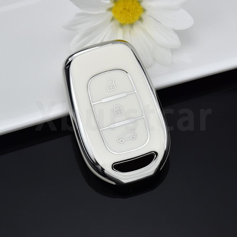 2/3 Button Fob Shell Holder TPU Car Key Cover Case for Renault Kwid Traffic Symbol for Dacia Sandero Logan Duster 2016 2017 2018