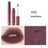 PCU Embossed Rabbit Velvet Matte Milk Tea Lip Glaze - Transfer-proof, Lightweight, Student-friendly Air Cream Lip Mud