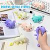 Axolotl Stressball Mini Axolotl Mitgebsel Niedliches Quetsch-Fidget-Tierball Spaß für Geburtstag Büro Angst Stressabbau