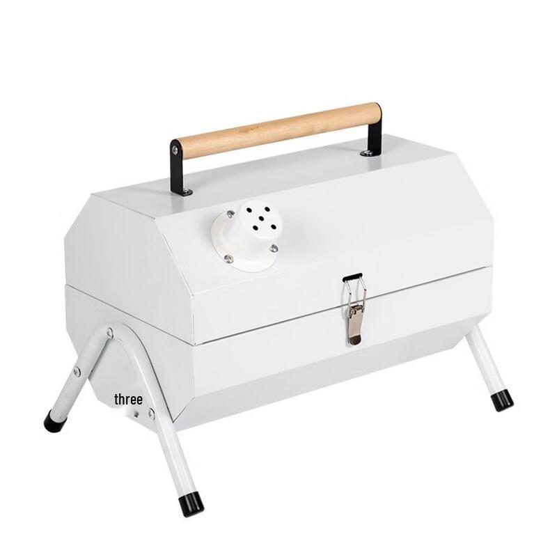 ZISIZ Portable Outdoor Chimney BBQ Grill
