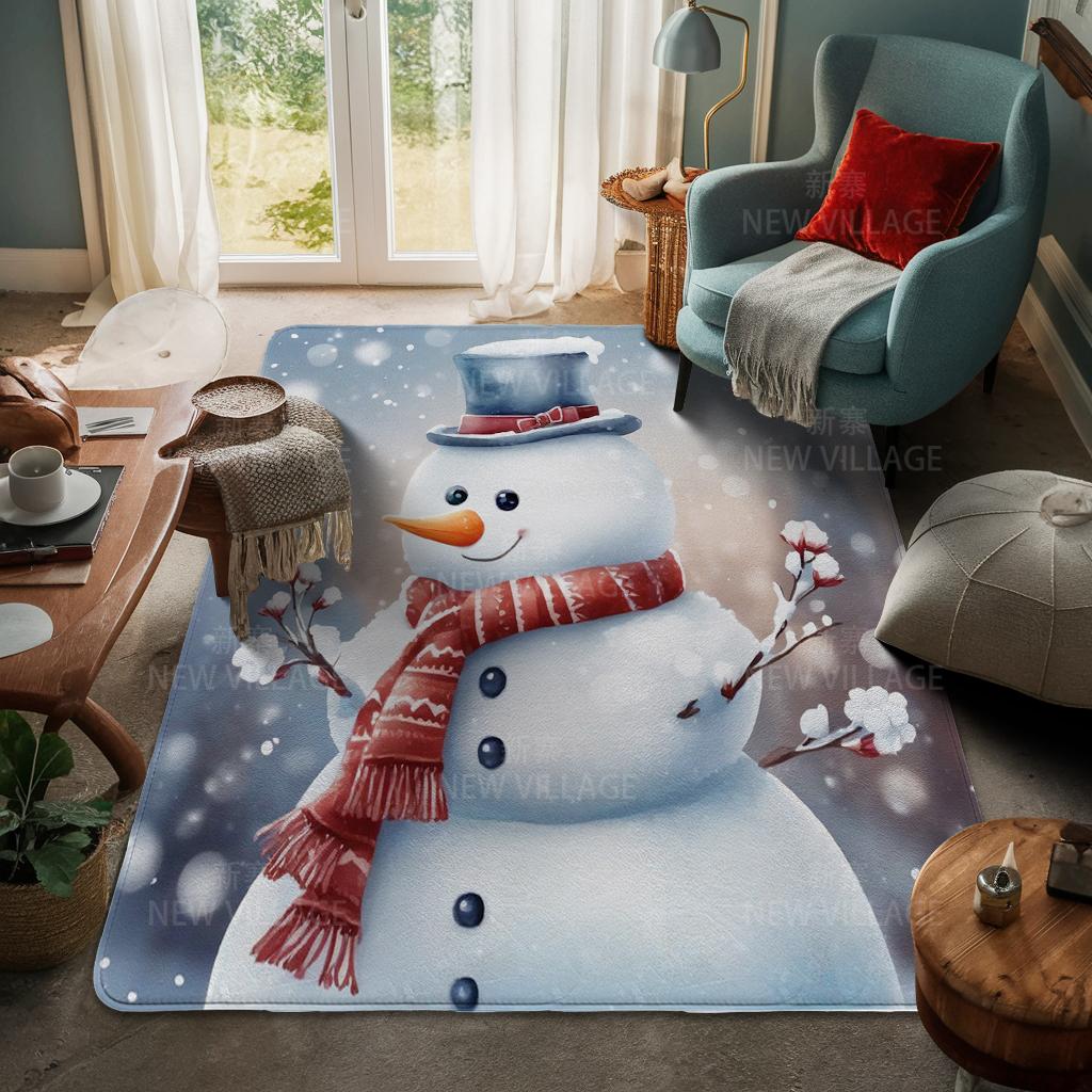 Koberec ke vchodu do domu Rohožka ke dveřím do domu Obývací pokoj Vana Koupelna Protiskluzové koberce s absorpcí vody vana Veselé Vánoce zima