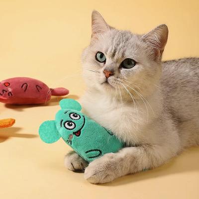 Katzenspielzeug, Training, Unterhaltung, Plüsch, gefülltes Kissen, Simulationsmaus, Katzenspielzeug, Hund, interaktives Haustier-Kauspielzeug, Heimtierbedarf