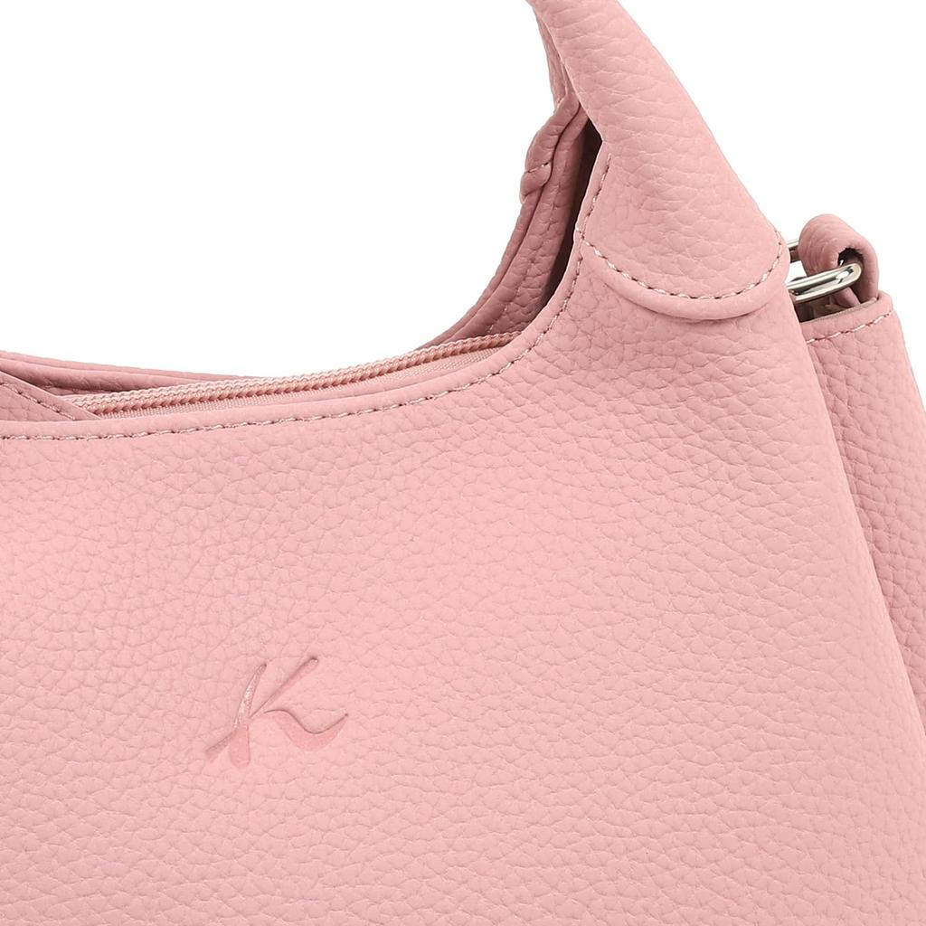 handbag with removable shoulder strap Pink 72721 [Kitamura] 2-way Z-0650 Women's [Red]