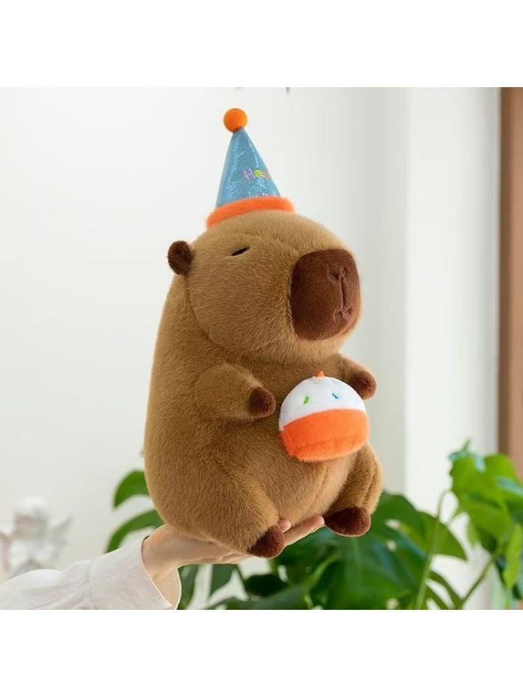 Capybara Plüschtier Niedliches Capibara Anime Flauschiges Spielzeug Kawaii Plüschtier Geburtstagspuppe Geschenk für Freundin Weiche Kuscheltiere