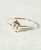 Helene Jewelry 14K Belial Cubic Miss Ring Gold Thread Ring (C Type)