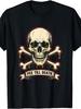 Funny Skull And Crossbones, Men's T-Shirt, Pee Till Death Urinary Humor, Casual Daily Wear