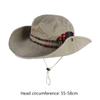 Wide Brim Fisherman Cap Sun Protection Sunshade Hat Fashion Cowboy Bucket Hat