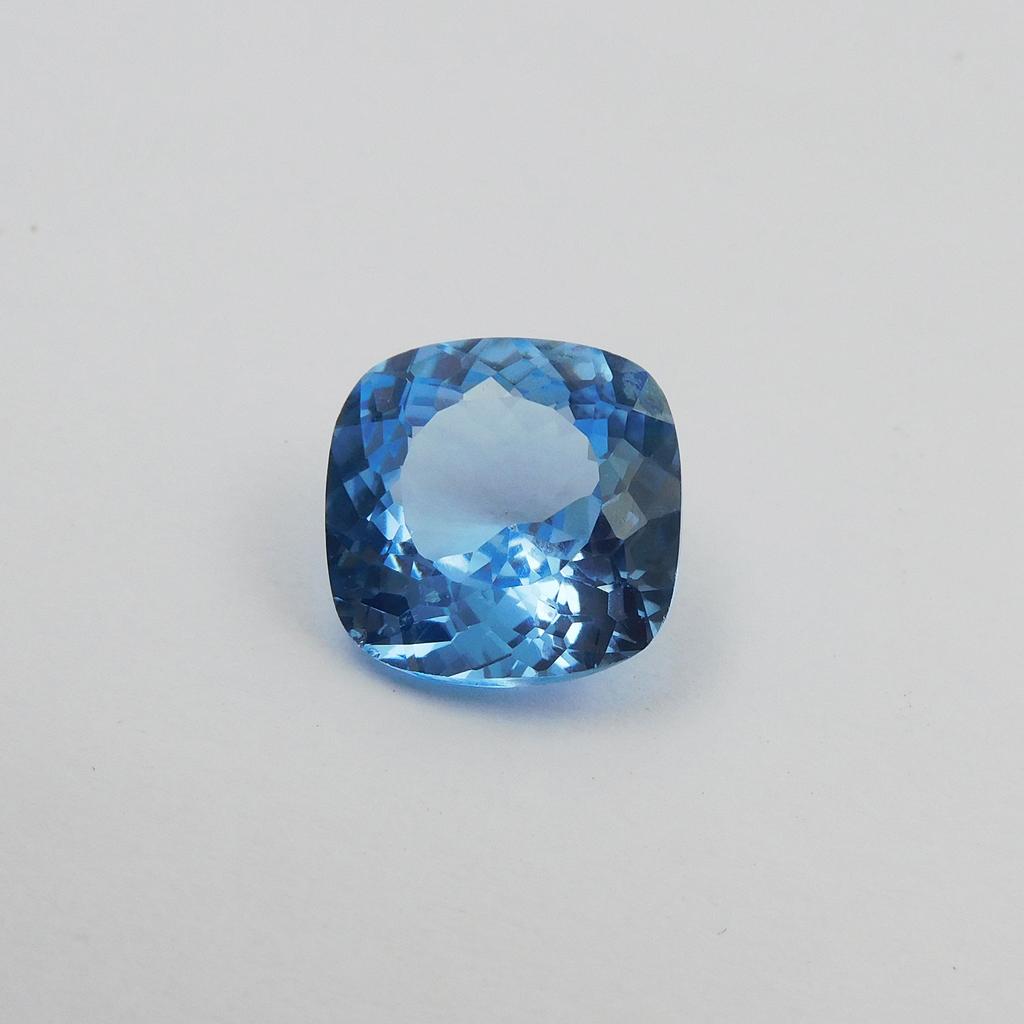 Natural Blue Sapphire 11.15ct Square Cushion Certified Loose Gemstone