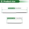 Motoforti Universal Lift Support Strut Gas Spring 500mm/20 Inch 225Ib/1000N/100kg Metal Silver Tone 2 Pieces