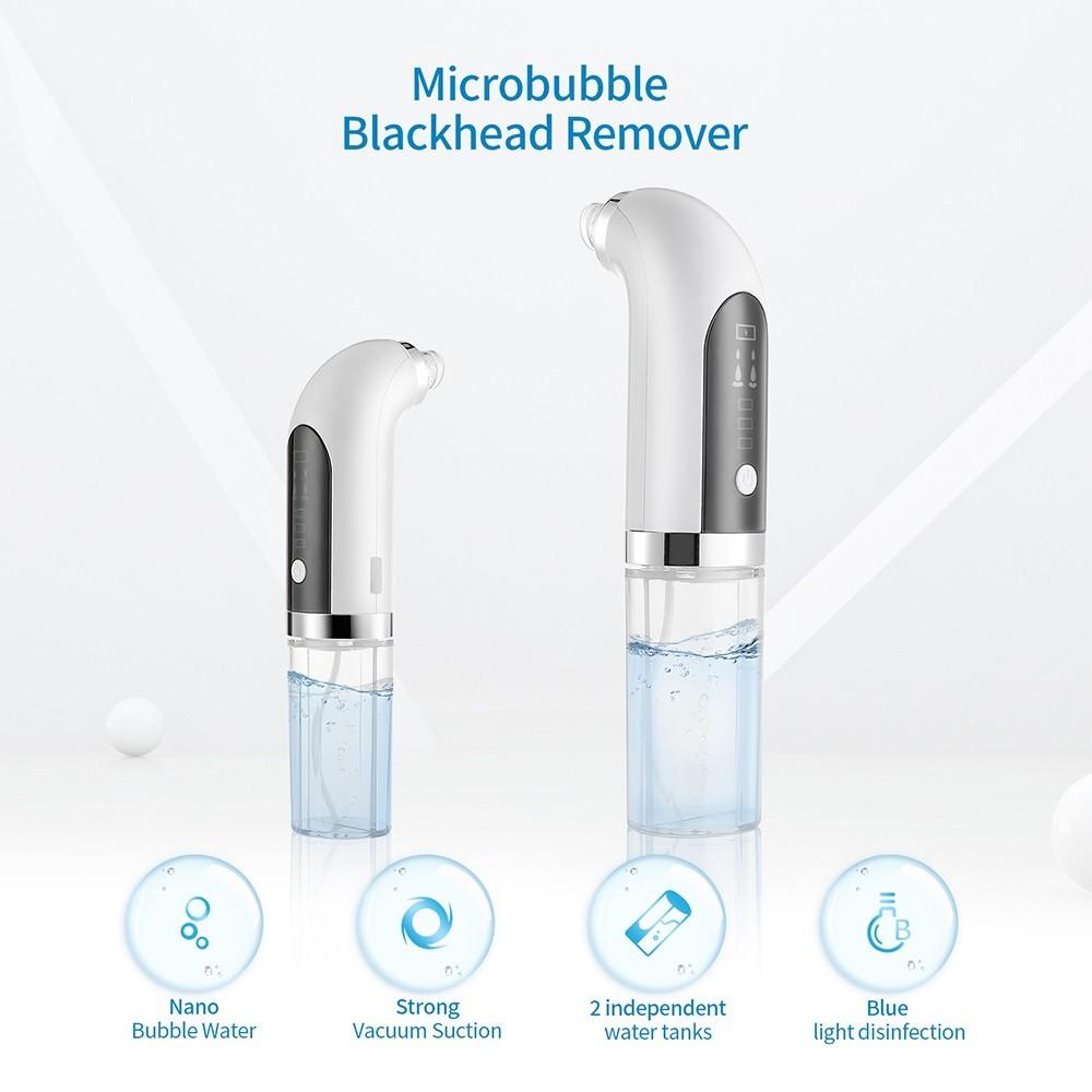 Face Pores Cleansing Skin Mouisture Brighten Device Blackhead Strong Suction Vacuum Cleaner Microbubble Blackhead Remover