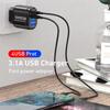 48W QC3.0 Quick Charger 4USB EU US Standard Travel Portable 4 Port Fast Charging Suitable For Android iPhone Xiaomi Other Devices
