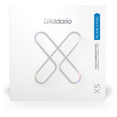 XS Stal Wysokowęglowa Gładka Struny do Elektrycznej i Akustycznej Zestaw 5 D'Addario .008 Gitary, XSPL008,