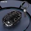 Abs Carbon Fiber Style Car Key Case Cover For Hyundai Solaris Creta Ix25 Kona Tucson Santa Fe Sonata Elantra Ix35 I20 Hb20 Ix45