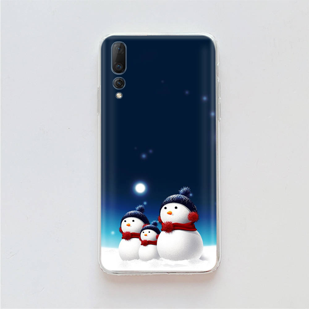 Snowman TPU Case for iPhone XR 7 8 14 15 11 12 13 X XS Pro Max Xiaomi Redmi 13C Note 9 Samsung A22 S23 S24 Ultra Plus VIVO