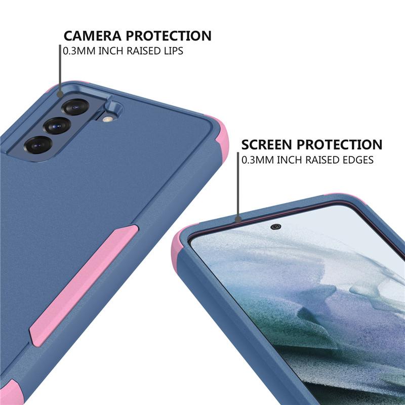 For Samsung Galaxy S21 Fe Case Heavy Duty Armor Hybrid Shockproof Case For Galaxy S21 Plus S22 Ultra Hard Silicone Cover