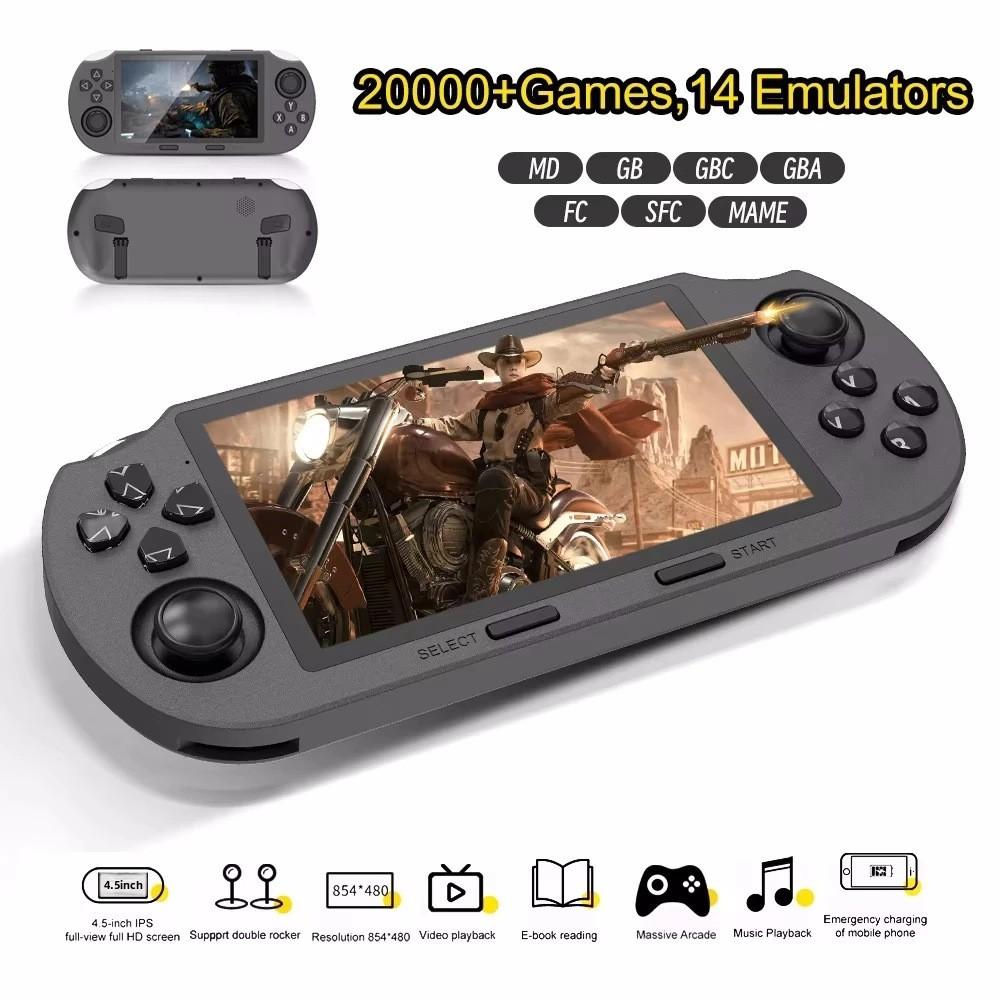 4.5 Inch Large Screen SF3000 Dual Joystick PSP Game Console Open Source Handheld Nostalgic Handheld Game Console