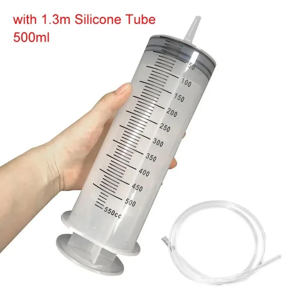 Σύριγγα 1,3m Σωλήνας 150ml-500ml Μεγάλης Χωρητικότητας Σύριγγες Επαναχρησιμοποιούμενη Αντλία Μέτρησης Τροφοδοσίας Μελάνι Μεγάλη Σύριγγα Υδροπονίας Θρεπτικό