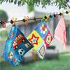 New Portable Retractable Clothesline Non-Slip Foldable Drying Line with 12 Clips 1.8M Hanging Rack Outdoor