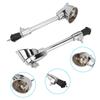 2pcs Silver Drum Legs Anti Skid Percussion Accessory Adjustable Anti Skid Drum Feet  For Bass Drum