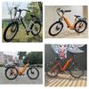 Vélo électrique pliable DZ2608 U 750W 48V 12AH 40KM-H SHIMANO 7 vitesses 20"*4.0 Pneus Tout-Terrain-orange