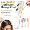 Transparent Scalp Liquid Applicator Comb Liquid Guiding Scalp Massager Comb  Unisex