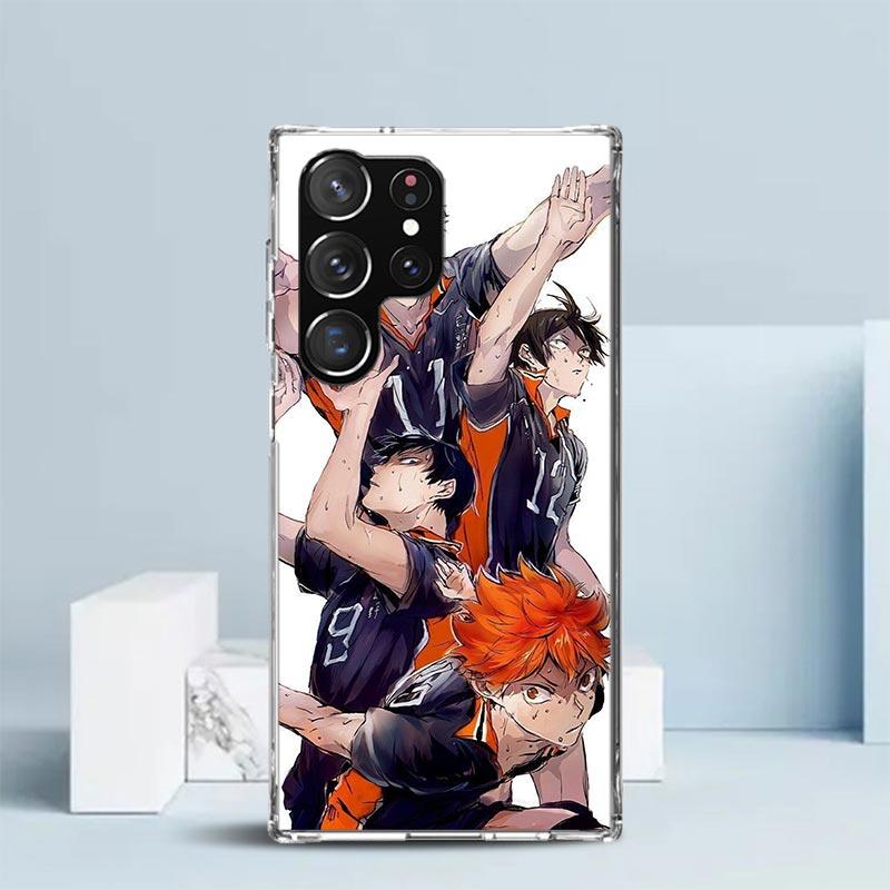 Haikyuu Oya Volleyball Anime Soft Cover for Samsung Galaxy S25 Edge S26 S24 S23 Ultra Phone Case S22 S21 Plus S20 FE Print Patte