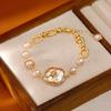 Baroque Freshwater Pearl & Butterfly Bracelet - Unique, Fashionable, High-End Jewelry for Women