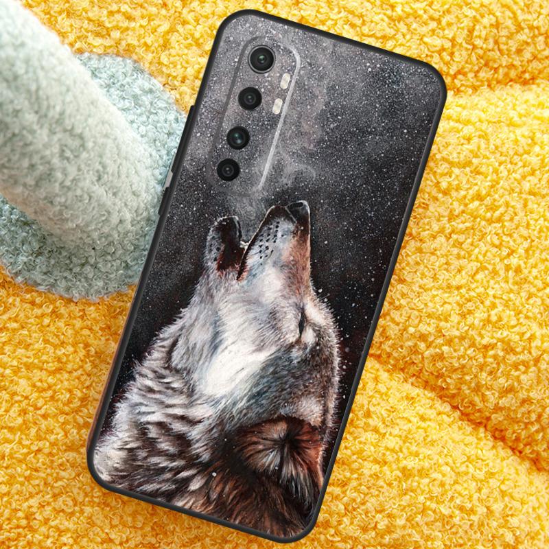 Animal Wolf Howling Case For Xiaomi 15 14 Ultra 13T 14T 15T 17 Pro Max Cover For POCO X7 F8 Pro X3 X5 X6 F5 F6 F7
