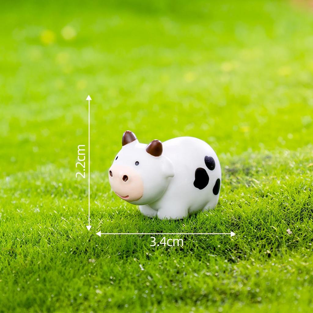 Piccole Statuette Decorative per Paesaggi in Miniatura e Terrari Fai da Te 8 Pezzi