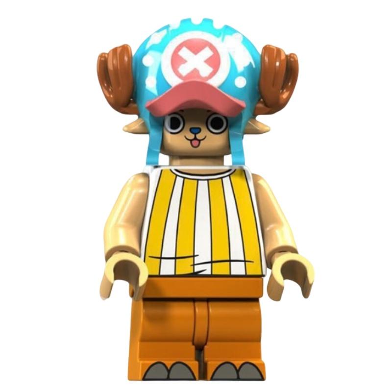 Set aus 15 One Piece Piraten-Bausteinen Chopper Luffy Zoro Robin Franky und mehr!