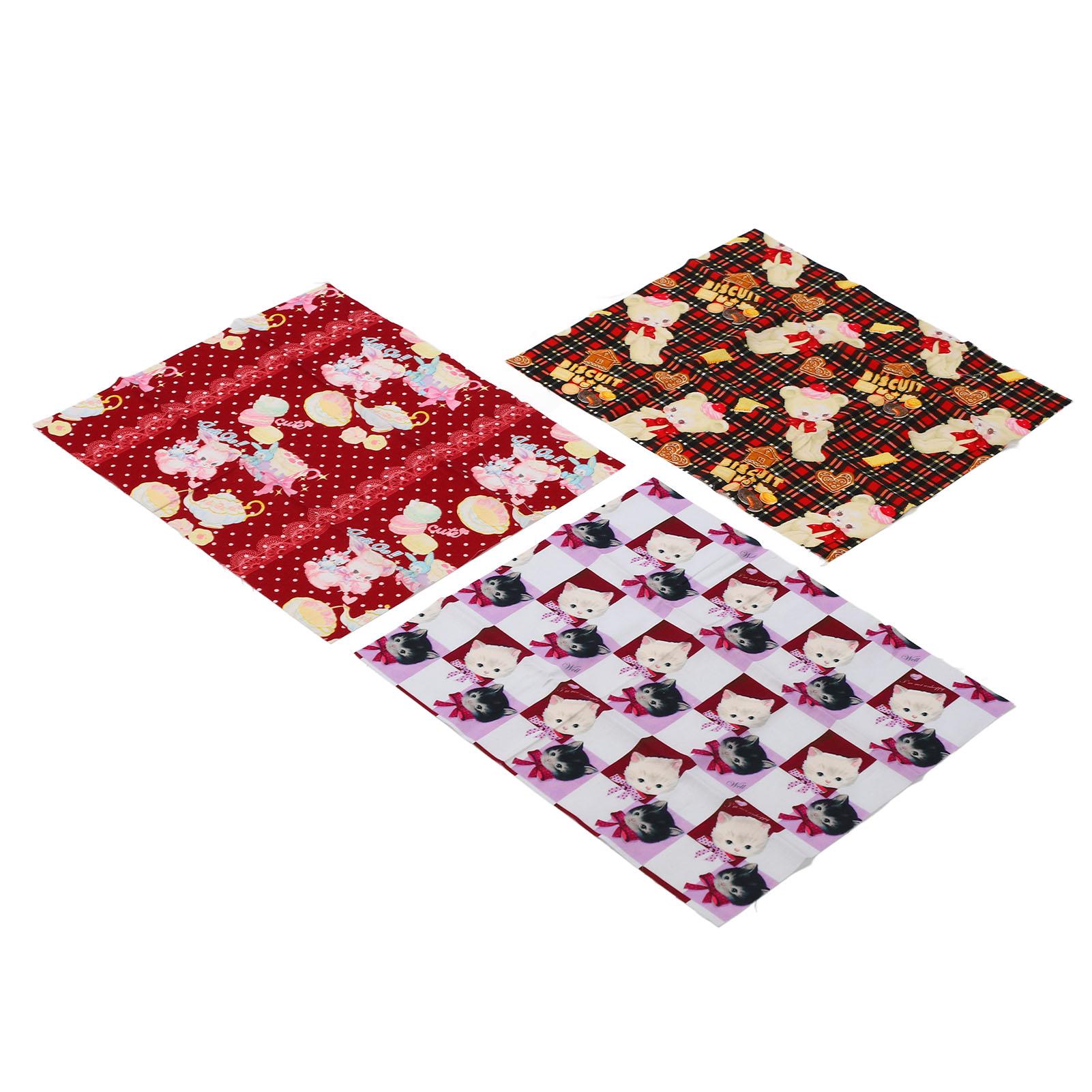 

Швейная ткань Мягкая Приятная к коже Дышащая Хлопковая Принтованная Лоскутная ткань для DIY Поделок Сумки Одежды