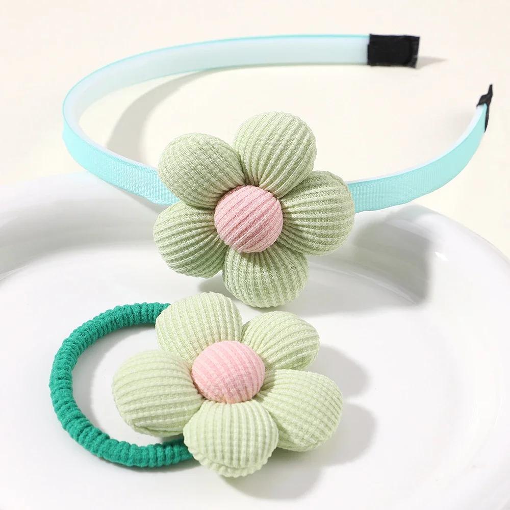 2/3 Pcs Baby Sequins Butterfly Flower Hairbands for Girls Hair Ties Set Clips Bows Headband Kids Headwear Gifts Hair Accessories