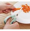 Compact Kitchen Ceramic Scissors for Vegetables