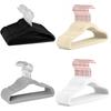 Plastic Suede Baby Clothes Hangers With Nonslip Design For Kids Storage And Organization