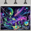 Cosmic Alien Art Tapestry Artistic Home Decor Suitable For Bedrooms, Offices And Living Rooms Home Furnishings